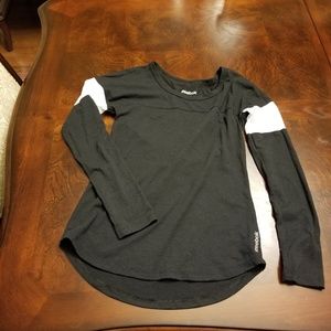 Reebok Womens Long Sleeve Color Block Tee XS